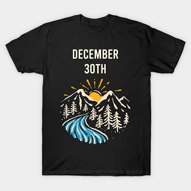 Landscape December 30th 30 T-Shirt by blakelan128